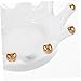 Ipetboom Ceramic Nail Art Dish Bowl for Mixing Cleaning Sleek Design Compact Nail Polish Container for Manicure Care Multi-use Dish