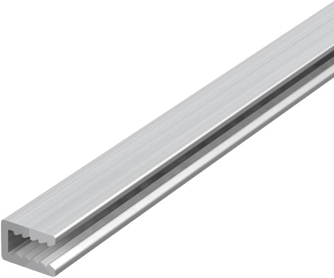 U - Profil mit 4mm Innenmaß aus Aluminium für Stegplatten, Glas, Kunststoffplatten (1150mm)
