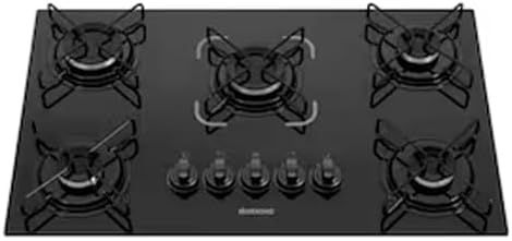 Cooktop Essencial 5 Bocas - Preto