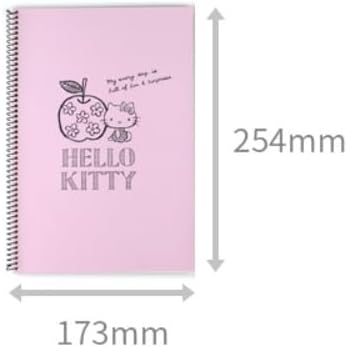 Miniatura 3 de Juego de 3 cuadernos en espiral a rayas de 7 x 10 pulgadas, color rosa, blanco y menta, 27 hojas cada uno