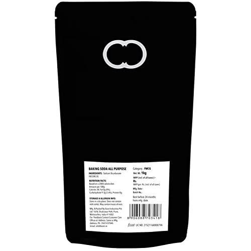 Image of Christopher Cocoa Baking Soda All Purpose 1Kg (Bake Cakes, Cookies, Breads, Brownies) (Pack of 3)