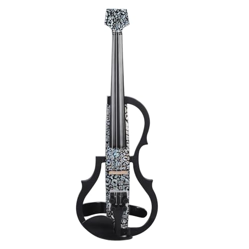 Alomejor Violín Eléctrico, 4/4 de Tamaño Completo con Kit Profesional de Recolección para Adultos y...