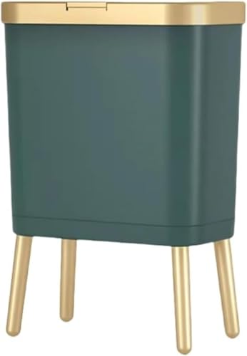 WNRJ15L大容量ごみ箱 床置き型脚付き フタ付き密閉消臭設計 ごみばこ・屑入れ・ダストボックス 組立簡単取り外し可能 省スペースコンパクト リビング・トイレ・オフィス・キッチン多用途使用