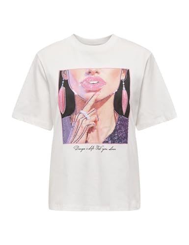 T-shirt ONLY Onlsiff S/S Top Box en maille jersey respirante pour femme