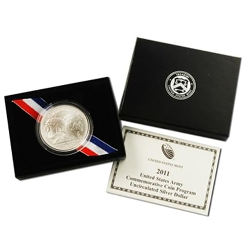 2011 S Commemorative Silver US Army Dollar Uncirculated