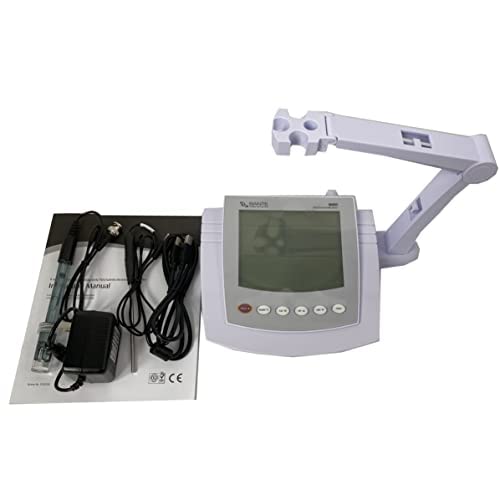 Benchtop PH Meter MV Tester Detector Meter Tempersture Meter with PH Range -2.000 to 20.000pH Resolution 0.001 0.01 0.1pH Selectable