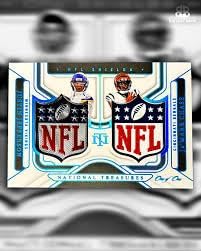 2024 Panini National Treasures Football Hobby Box – 8 Autograph or Memorabilia Cards – Factory Sealed NFL Trading Cards