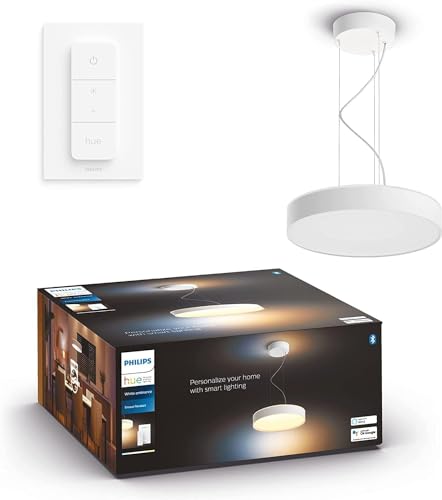 Philips Hue White Amb. Enrave Pendelleuchte weiß 4500lm inkl. Dimmschalter, 915005998001