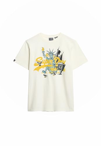 T-shirt Superdry New York VL imprimé graphique de qualité supérieure XL