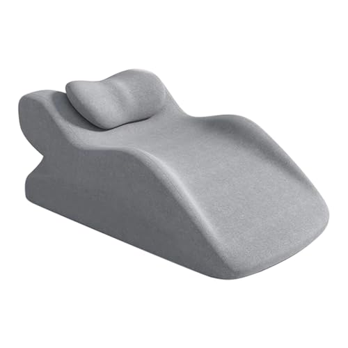 Nuytghr Almohada elevadora de piernas, cojín para reposar los pies para dormir, 23.2 x 17.7 x 8.66 pulgadas, almohada portátil de apoyo, ayuda de recuperación, cómoda, ligera, ideal para el trabajo