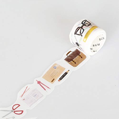 Study Time - BGM Washi Tape Cutters/Mold 30mm for Scrapbook Craft DIY