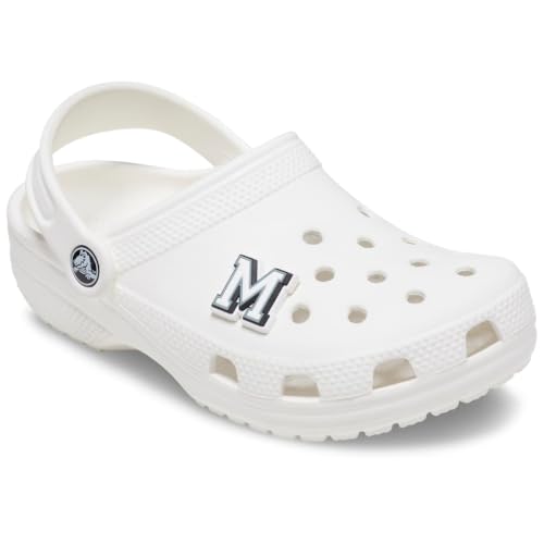 Image of Crocs Unisex-Adult Jibbitz Shoe Charms - Letter Shoe Charm Singles, Cute Crocs Charms for Girls and Boys