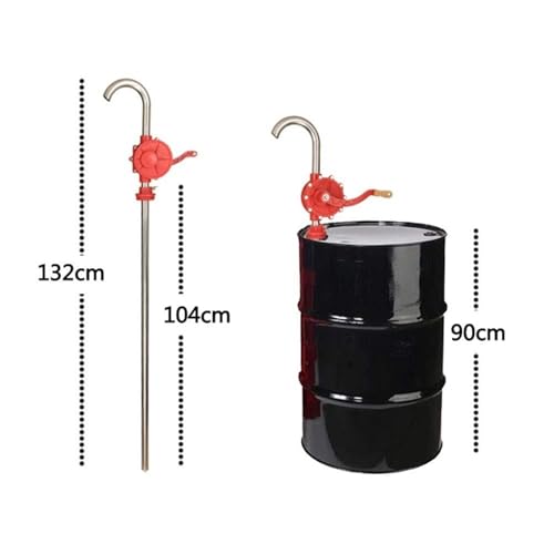 Pompe à manivelle pour des transferts efficaces de carburant et d'huile dans des fûts de 55 gallons