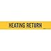 Brady 7125-1HV, 93406 Self-Sticking Vinyl Pipe Marker, (Pack of 25 Cards)