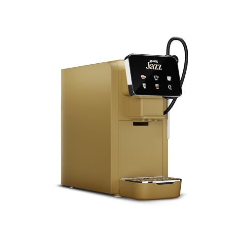 Image of ATLANTIS JAZZ Coffee Capsule Machine | Integrated Milk Dispensing | One-Touch Cappuccino, Latte, Espresso & Americano | Compatible with Nespresso | Home & Office | Smart Touch Control | Auto Clean