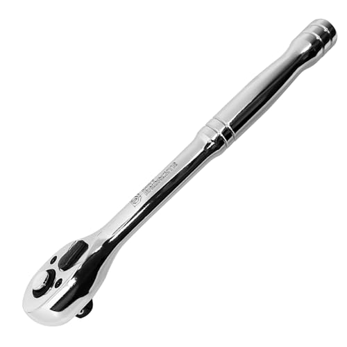 Image of Der Erwachte 3 /8-Inch Drive Ratchet, Quick-Release Reversible Ratchet Wrench, 72-Tooth 3 /8 Drive Ratchet Handle, Chrome Alloy Made, Cr-Mo Head,Full Polished