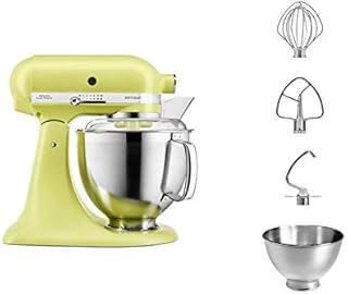 KitchenAid ARTISAN 5KSM185PS - Robot da cucina da 4,8 l, con testa motore inclinabile, 5KSM185PSEKG, colore: verde
