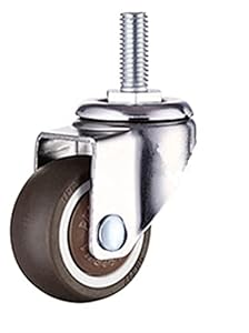 Sdvuahuj 2-Zoll Gummi Lenkrolle mit Bremse