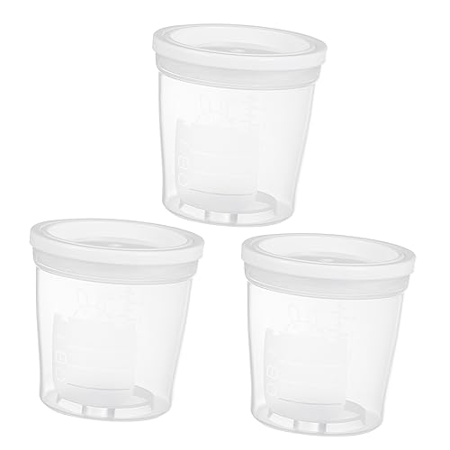 IWOWHERO 3PCS Milk Powder Storage Box 180ml Detachable Formula Container for Home and Travel Portable Snack Box for Ideal for Milk Powder and Snacks