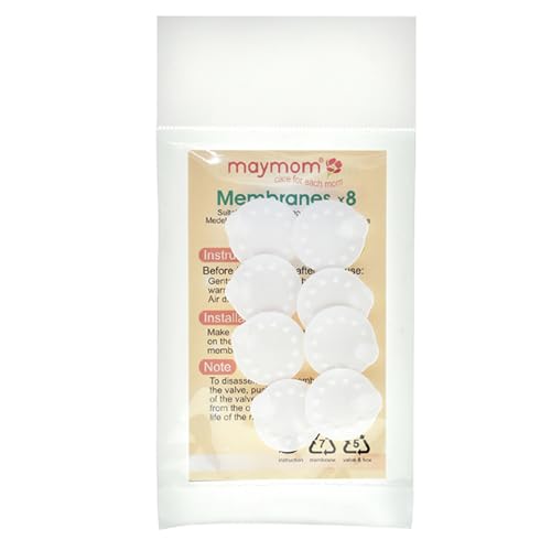 Image of Maymom Replacement Membranes for Medela Medela Pump in Style Breastpump, Lactina, Swing and Symphony Pumps, 8-Pack … (White)