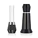 JUDANNA Espresso Kaffeerührer Nadel, Edelstahl Kaffee Tamper Verteiler mit Ständer Edelstahlnadel Coffee Distribution Tool Zubehör Rührerkzeug für Kaffeemaschinen Kaffeesatz (Schwarz)
