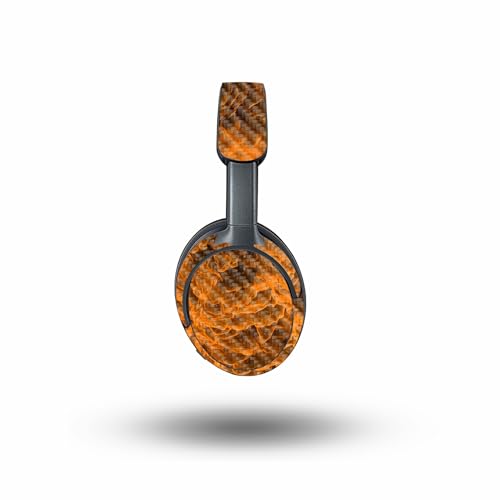 Image of MightySkins Carbon Fiber Skin Compatible with Bose QuietComfort Ultra - Burning Up | Protective, Durable Textured Carbon Fiber Finish | Easy to Apply