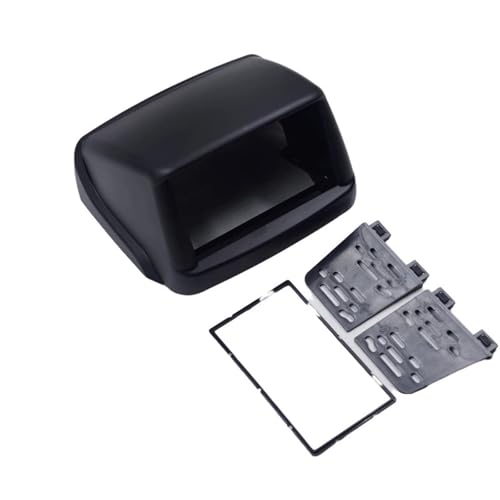 Marco de para Radio Coche Juego de instalación Marco Frontal para Radio 2 DIN de 7 Pulgadas con Reproductor de DVD y Audio, Compatible con navegador y autorradio para Fiat Doblo 2002 2017