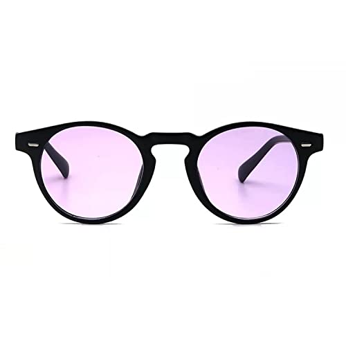 Image of Dervin UV Protected Small Shape Rivet Round Sunglasses for Men and Women