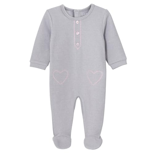 CozeeME Modal Baby Girls Sleep N’ Play Coverall Newborn Sizes (0-3 Months – 9 Months)