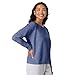 Hanes Women's EcoSmart Crewneck Sweatshirt, Navy Heather, Large