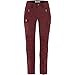 Produktbild Fjällräven Damen Nikka Curved Hose, Bordeaux Red, 38