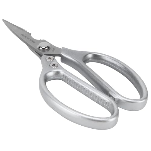 Ciseaux à Os de Poulet en Acier Inoxydable, Ciseaux de Cuisine Robustes et Robustes, Ciseaux de Chef Tranchants pour Volaille, Poisson, Barbecue, Couteaux Ménagers, Conception de