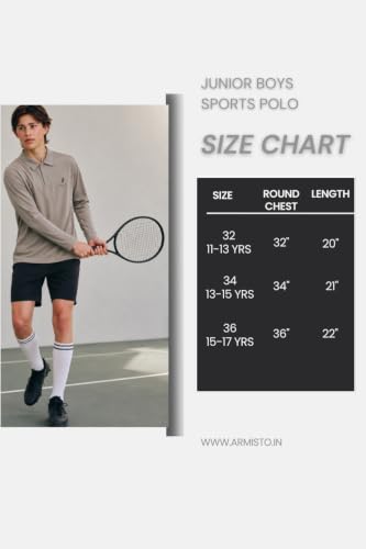 Image of Armisto Boys Drifit T-Shirt /Sweat Absrobent /Badminton, Pickleball, Paddleball, Cricket, Cycling, Volleyball, Running (All Sports)