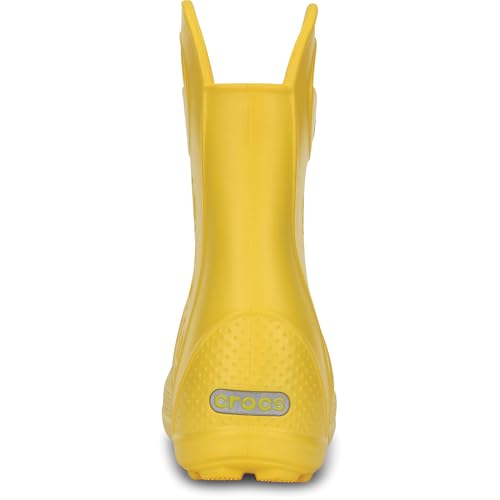 Image of Crocs Kids' Handle It Rain Boots | Waterproof Slip On Shoes | Kids' Rain Boots