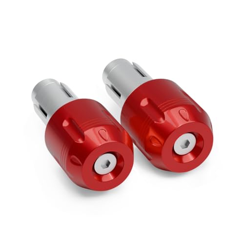 Image of Motorcycle Bar Ends Plug For GSXR600 GSXR750 GSXR1000 R7 R6 R3 R9 R1 CBR650R CBR600RR CBR1000RR CRF1000L CBR600 F1 /F2 /F3 /F4 MT07 MT09 RSV4 RS660 14-22mm CNC Handlebar Bar End Plugs Caps