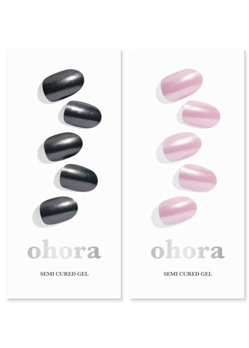 ohora Semi Cured Gel Nail Set of 2 (N Boba