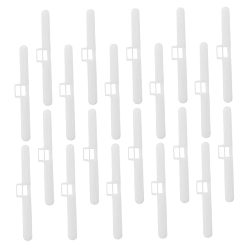 Mipcase 20pcs Vertical Blind Tabs Repair Kit for Sliding Doors Replacement Parts for Vertical Blinds Curtains Easy to Install Accessories for Window Treatments