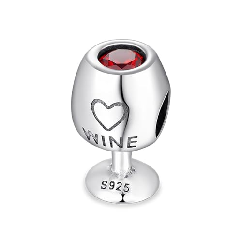 Colgante de café en plata S925 para pulsera Pandora y collares DIY