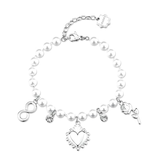 Bracelet symbolique Brosway Chakra Love avec un délicat pendentif cœur