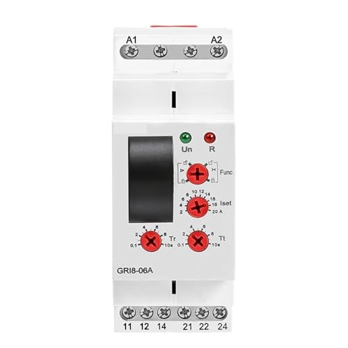 Relé de sensor de corriente CC GRI8-06A de 18mm con amplio rango de tensión 24V-240V 5