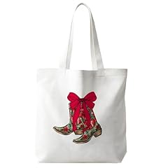 Christmas Cowgirl Tote Bag