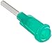 Weller KDS1412P 1/2" Long Stainless Steel 14 Gauge Needle with Dark Green Luer Lock Hub, 067" I.D and .083" O.D (50 Pack)