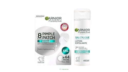 Soin exfoliant visage Garnier Pure Active pour réduire marques d'acné