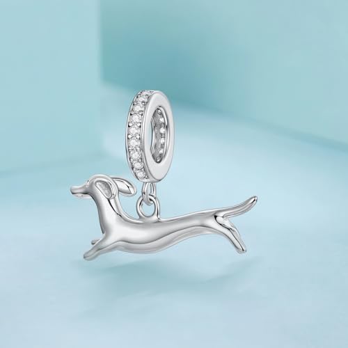 Image of MUNDELL Conch Bead Charm Dachshund Dala Horse Pendant Charm Bird Sun Charm for Original Charm Bracelet or Bangle