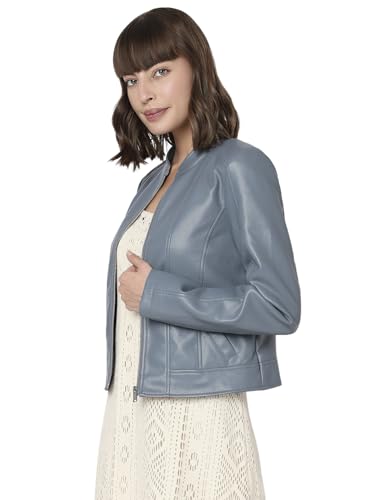 Image of Vero Moda Mock Collar Biker Jacket