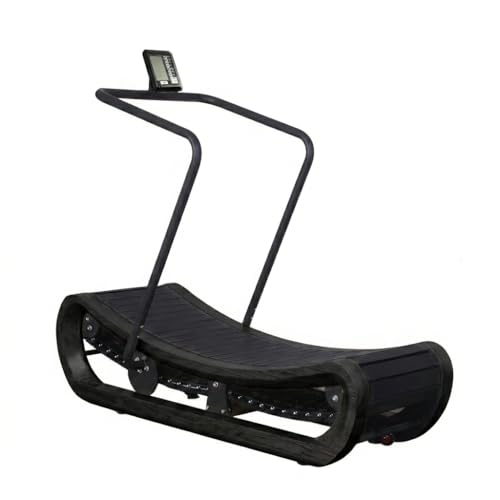 Image of Curved Treadmill - Self-Propelled Running Machine for Home Workouts - Exercise Walking Pad - Low-Impact & Energy-Efficient - Fitness Equipment for Sprinting, Jogging, or Walking