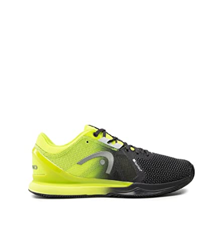 HEAD Hommes Sprint Pro 3.0 SF Clay Chaussures De Tennis Chaussure Terre Battue Noir - Jaune 44