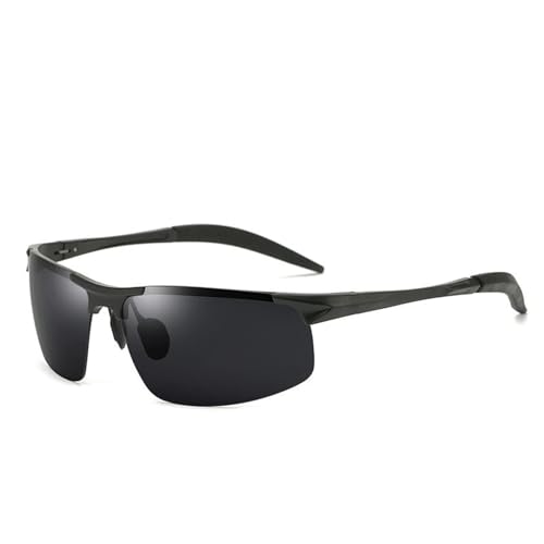 Men's Polarized UV400 Sports Sunglasses, Al-Mg Lightweight for Driving Cycling Fishing Golf