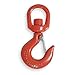 Slip Hook, Carbon Steel, Swivel, 6000 lb.