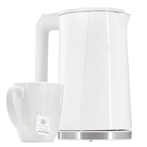 MegaChef 1.7 Quart Double Wall Insulated Stainless Steel Electric Watter Boiler/Tea Kettle